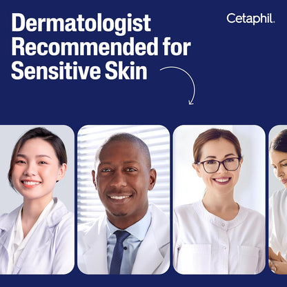 Cetaphil Milde Hautreinigung (473 ml) – Feuchtigkeitsspendende Gesichts- und Körperreinigung – Ideal für empfindliche, trockene Haut – Nicht reizend, parfümfrei und von Dermatologen empfohlen