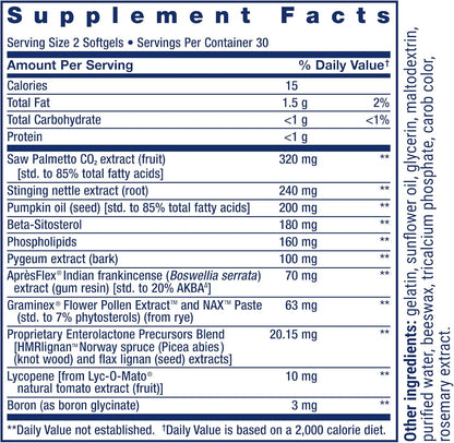 Life Extension Ultra Prostate Formula, 60 Softgels