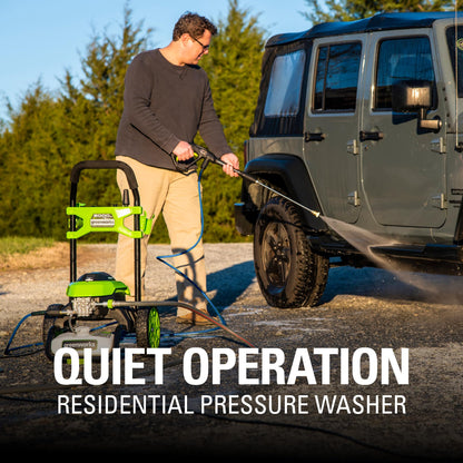 Greenworks 1800 PSI (1.1 GPM) Electric Pressure Washer PWMA Certified