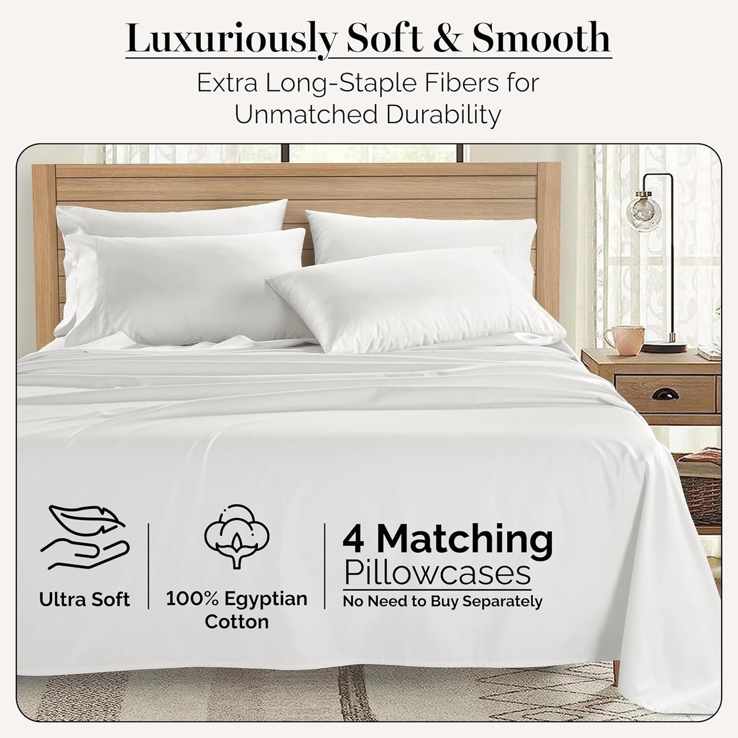 Casa Platino 100% Egyptian Cotton Sheets: The Ultimate Sleep Experience