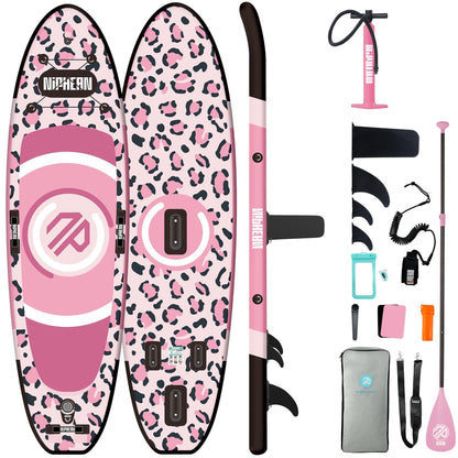 Niphean（Ultra-Light） Inflatable Paddle Board with StabilTrac Fin and Durable SUP Accessories, 10' Stand Up Paddle Boards for Adults & Youth, Versatile Yoga Paddle Board, Gift Ideas
