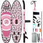 Niphean（Ultra-Light） Inflatable Paddle Board with StabilTrac Fin and Durable SUP Accessories, 10' Stand Up Paddle Boards for Adults & Youth, Versatile Yoga Paddle Board, Gift Ideas