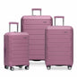 Traveler's Choice Pagosa Hardshell Expandable Luggage with Spinner Wheels, Slate Blue, 3-Piece Set (22/27/30)