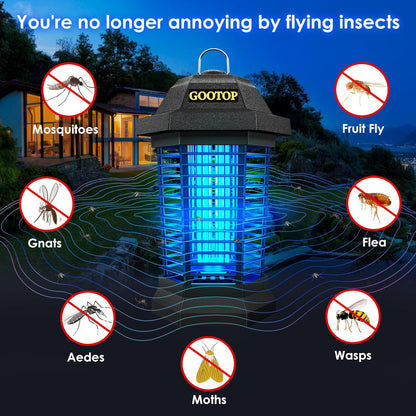 GOOTOP Bug Zapper Outdoor Review: Effective Mosquito and Fly Control