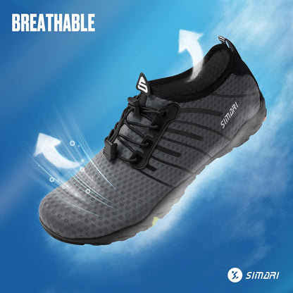 SIMARI Wasserschuhe für Damen und Herren, Badeschuhe, Strandschuhe, schnelltrocknend, Barfußschuhe, Wanderschuhe, Surfschuhe, Laufschuhe, Kajakschuhe