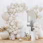 PartyWoo White Balloons 155pcs Different Sizes Pack of 18 12 10 5 Inch Matte White Latex Balloon Arch Kit Garland for Wedding Bridal Graduation Baby Shower Birthday Party Decorations White-Y13