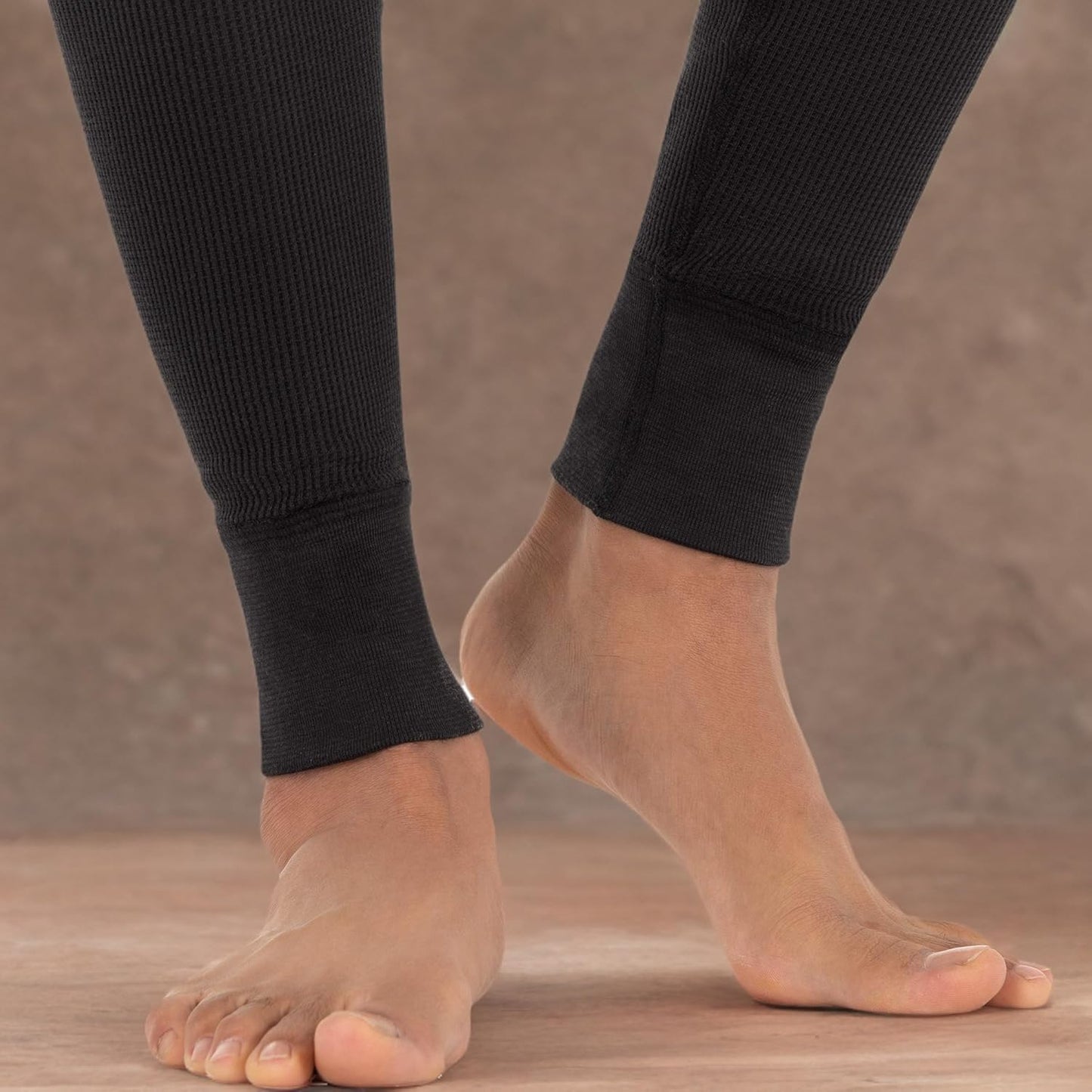 Fruit of the Loom Herren Premium Waffel-Thermo-Unterwäsche lange Unterhose aus recyceltem Material (1er-, 2er-, 3er- und 4er-Pack)