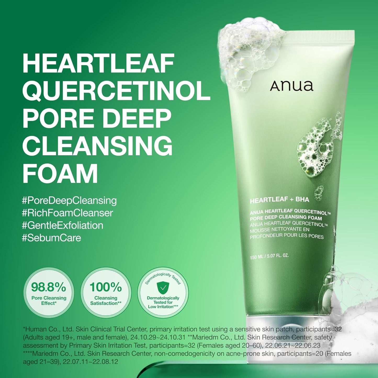 Anua Heartleaf Quercetinol Pore Deep Cleansing Foam Review
