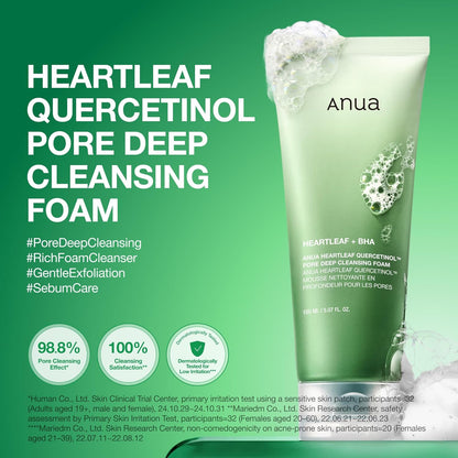 Anua Heartleaf Quercetinol Pore Deep Cleansing Foam Review