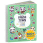 CUPKIN Animals Habitat 500+ Kids Sticker Book Toddler Airplane Travel Activity Coloring and Sticker Book, Road Trip Essentials, 12 Coloring Pages + 12 Scenes for Ages 2–8 Years