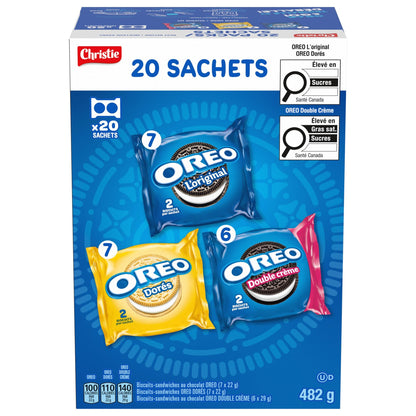 Oreo Sandwichkekse, Snack-Mix-Packungen, 482g