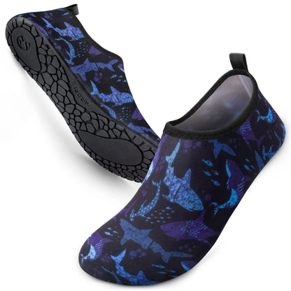 SIMARI Water Shoes for Women Men Swim Aqua Socks Beach Pool Essentials Barefoot Surf River Boat Kayak Sea Yoga Sand Exercise Sport Accessories Breathable Quick-Dry Adult Youth Kid Size SWS001