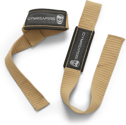 Gymreapers Hebe-Handgelenkbandagen für Gewichtheben, Bodybuilding, Powerlifting, Krafttraining und Kreuzheben – gepolstertes Neopren mit 45,7 cm Baumwolle