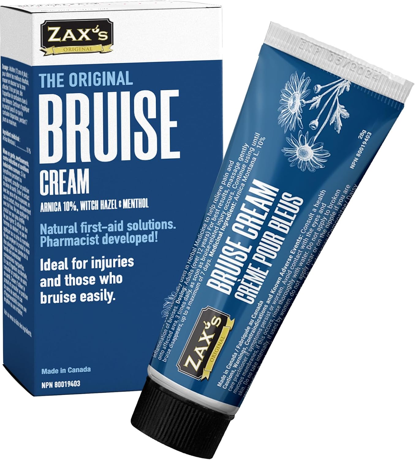 Zax's Original Bruise Cream - #1 Selling Bruise Cream, Speeds Healing by 4 Days!, Reduces Pain & Inflammation, Reduces Discoloration, Ideal for Medical Cabinet & 1st Aid Kit by Zax's Original Creams
