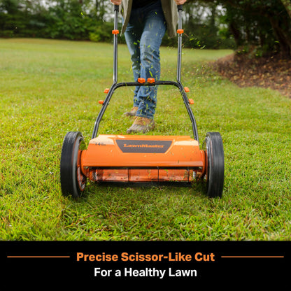 LawnMaster LMRM1602 Push Reel Lawn Mower 16-Inch 5-Blade