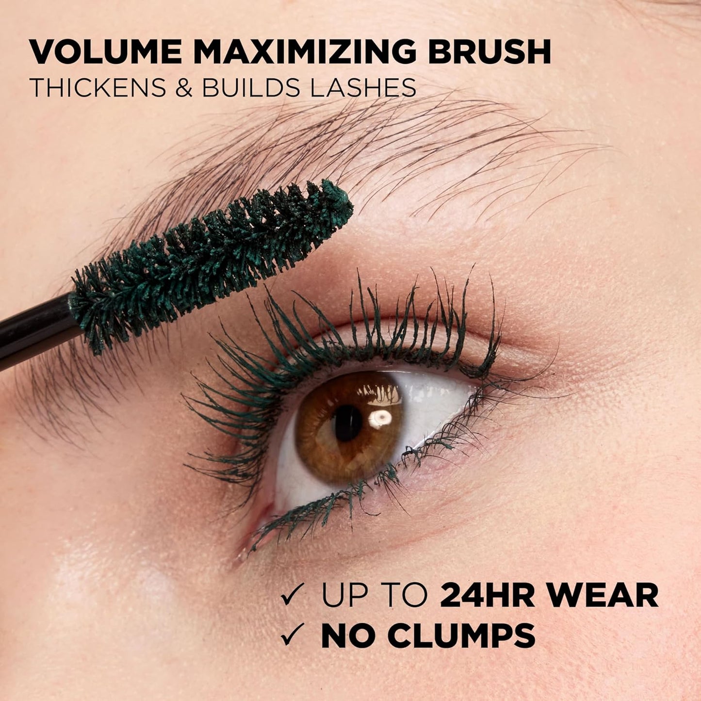 L'Oréal Paris Voluminous Original Mascara, Wimpern tuschen für Volumen und Trennung, nicht verklumpende Formel für weiche und geschmeidige Wimpern, Blackest Black 8,5ml