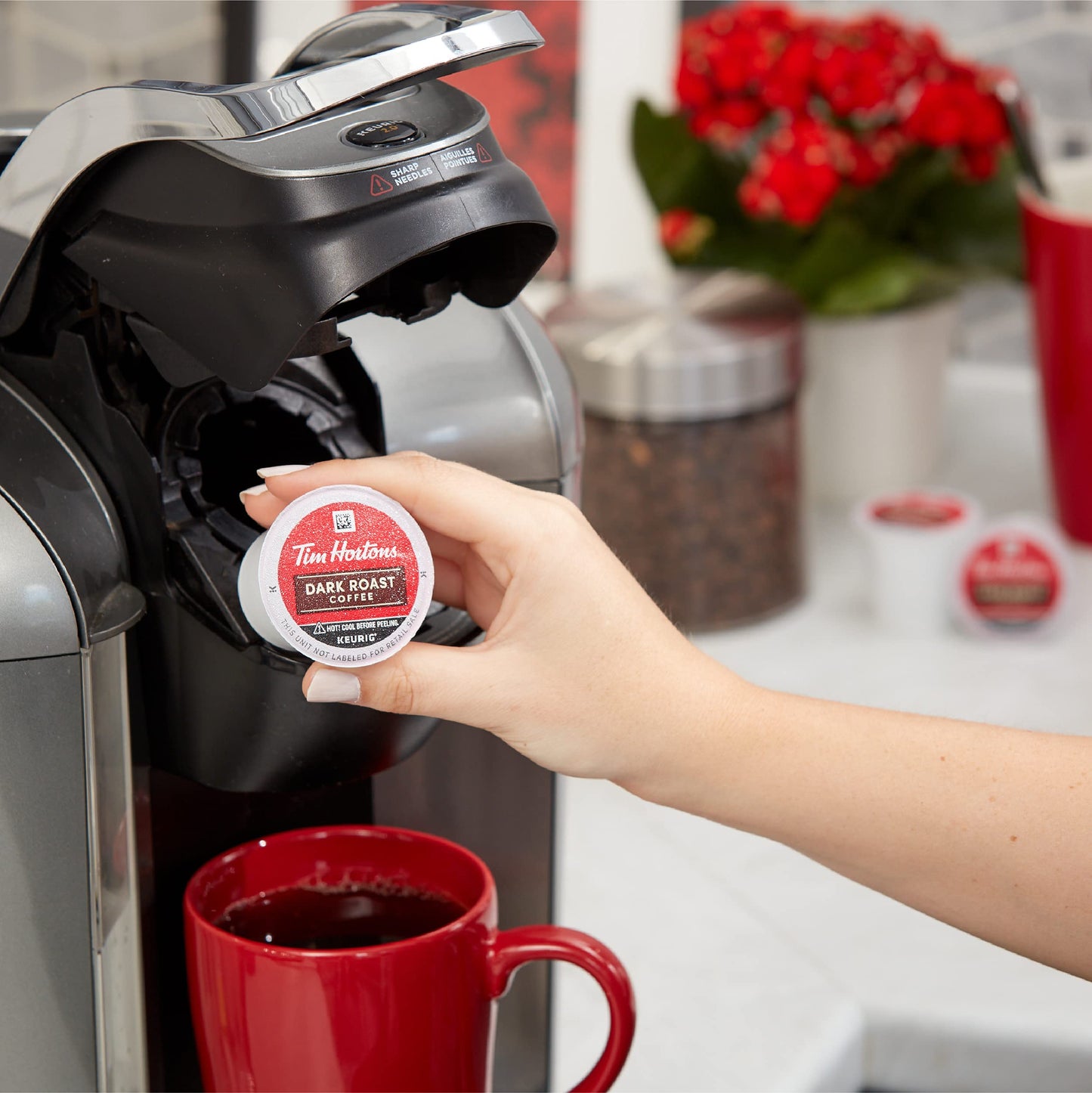 Tim Hortons Einzelportionskaffee, Originalmischung, K-Cup Pods für Keurig Kaffeemaschinen (30 K-Cups)