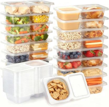 24-Pack Plastic (2-Compartment)