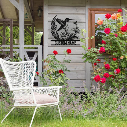 Personalisiertes Hirsch Metallschild für die Hütte | Individuelles Metallschild | Personalisierte Campingschilder | Hirschjäger-Geschenk | Individuelle Metallschilder für draußen | Individuelles Familiennamenschild | Hüttendekoration | Veranda-Schild