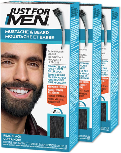 3 count (Pack of 1)Real Black
