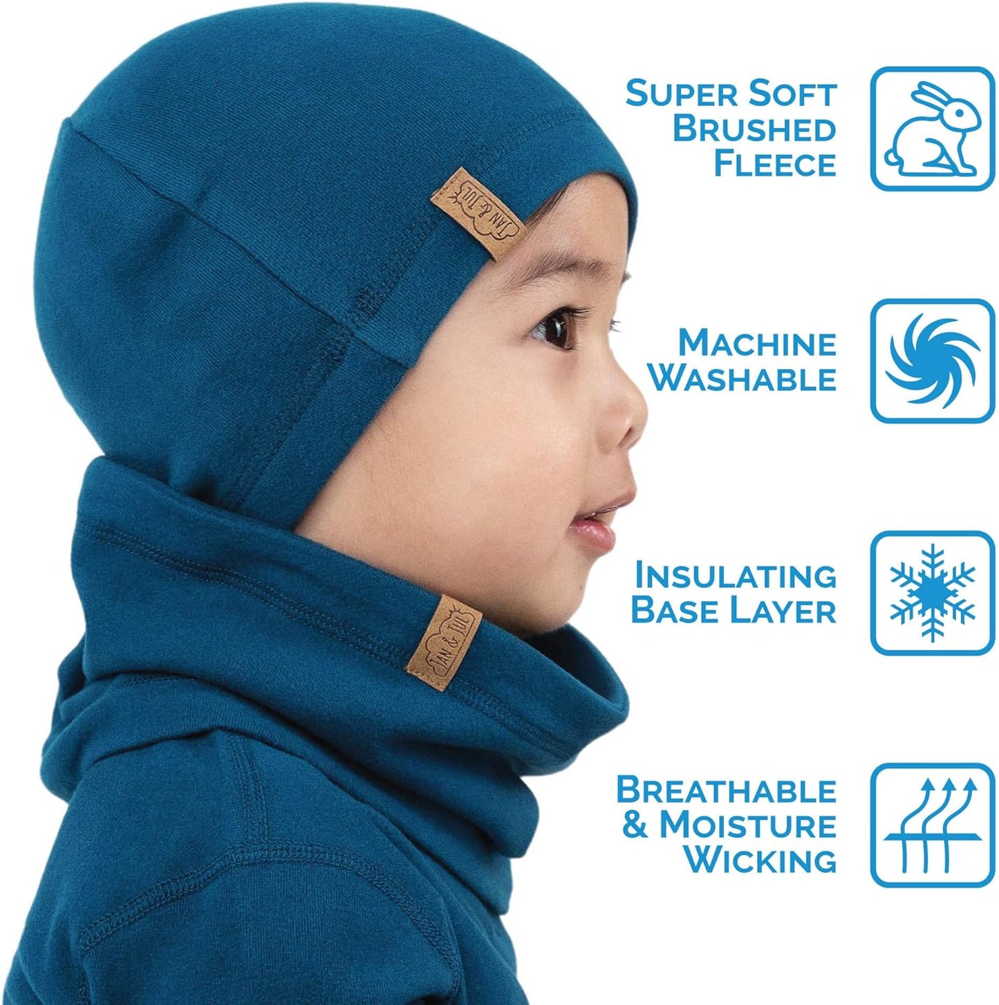 Jan & Jul Baby Kleinkind Kinder Thermomütze