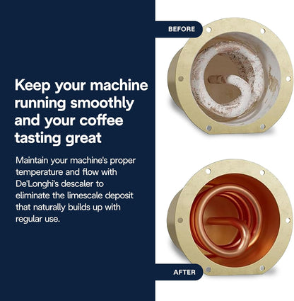 De'Longhi EcoDecalk Entkalker, umweltfreundliche Universal-Entkalkungslösung für Kaffee- und Espressomaschinen, 500 ml (5 Anwendungen)