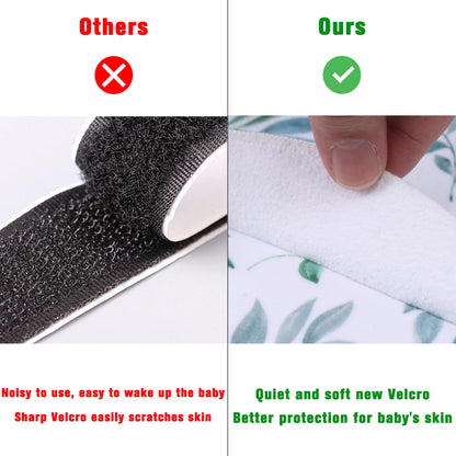 BSTOPPT Fleece Newborn Sleep Sack Baby Swaddle,3-Way Adjustable Wearable Blanket,2 Pack Fleece Swaddling sleeping bag TOG 2.0， (Blue&Green, 0-3 Months)