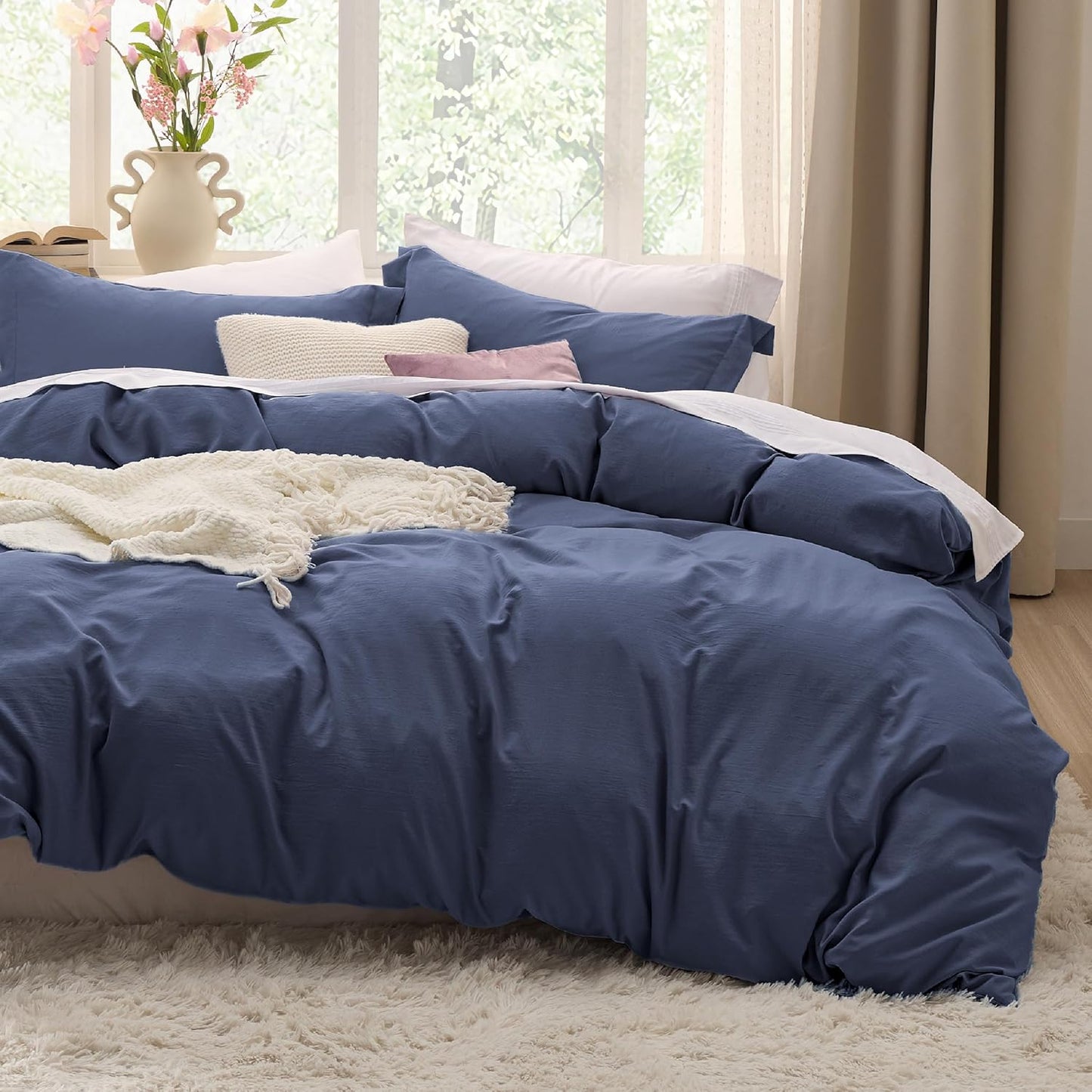 Queen (90" x 90")06 - Navy