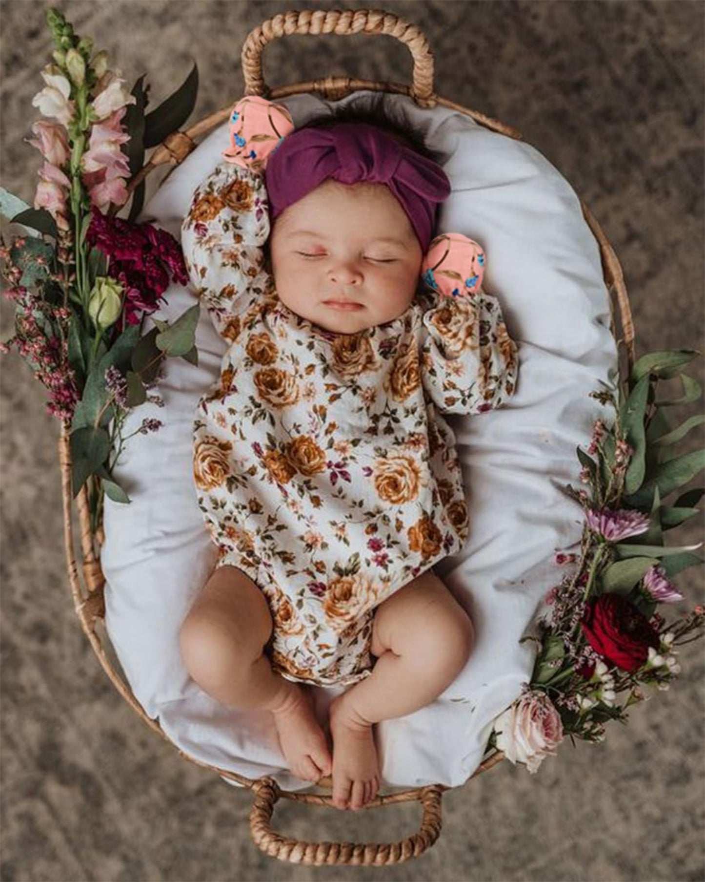 BQUBO Baby Fäustlinge Kratzschutz Handschuhe aus Baumwolle mit elastischem Bündchen Hypoallergen für Neugeborene und Babys von 0-6 Monaten Jungen und Mädchen