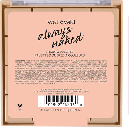 Wet n Wild Always Naked Palette Always Nude