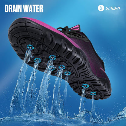 SIMARI Wasserschuhe für Damen und Herren, Badeschuhe, Strandschuhe, schnelltrocknend, Barfußschuhe, Wanderschuhe, Surfschuhe, Laufschuhe, Kajakschuhe
