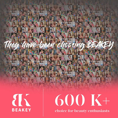 BEAKEY Make-up-Schwamm-Set, 5 Stück, mikroporös, geringe Absorption, weiche, latexfreie Foundation-Beauty-Schwämme und -Blender für Puder-Creme