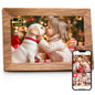 Frameo 10.1 Inch WiFi Digital Picture Frame, Smart Cloud Electronic Photo Frame with HD IPS Touch Screen Slideshow 32GB Memory Auto-Rotate Wall Mount, Share Photos/Videos from Phone - Gifts for Mom
