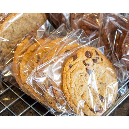 Selbstklebende Zellophanbeutel, 5x7 Zoll Keksbeutel, durchsichtige, wiederverschließbare Zellophanbeutel selbstklebend zum Verpacken von Geschenken, Produkten, 100 Stück
