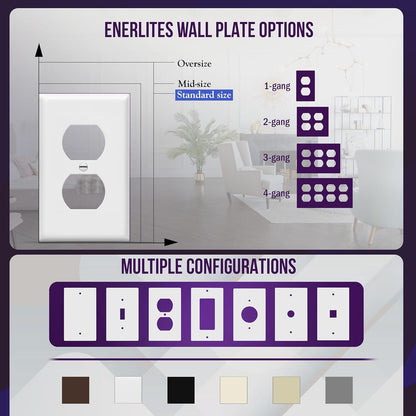 ENERLITES Duplex Wall Plates Kit Review: A Practical and Durable Solution