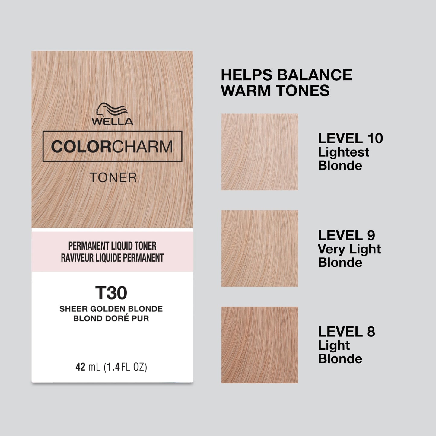 COLORCHARM Permanente Flüssigtönungen | Neutralisiert Gelbstich | Frei von Parabenen | Vegan | T18 Hellstes Aschblond | 41 ml