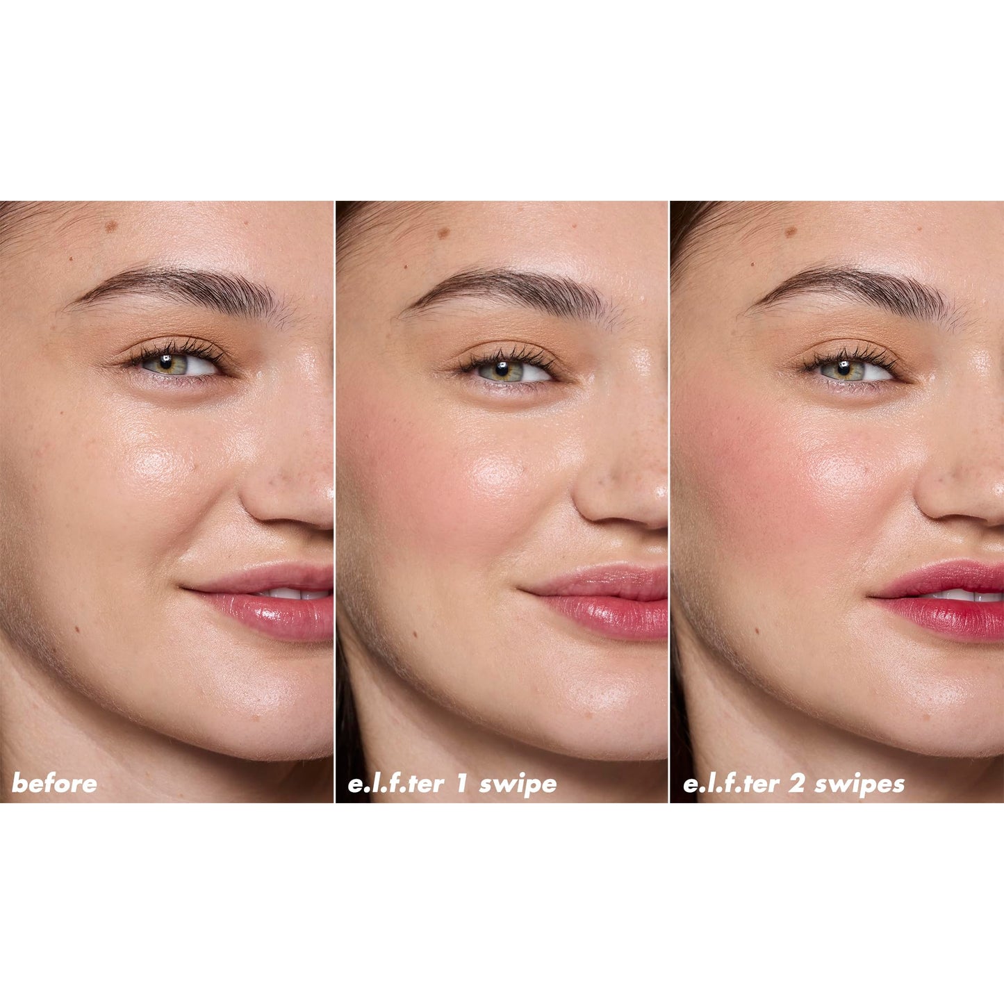 e.l.f. Sheer For It Blush Tint, vielseitig, langanhaltendes Lippen- & Wangen-Make-up, kreiert ein natürlich frisches Finish, vegan & tierversuchsfrei, Plums Up