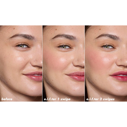 e.l.f. Sheer For It Blush Tint, vielseitig, langanhaltendes Lippen- & Wangen-Make-up, kreiert ein natürlich frisches Finish, vegan & tierversuchsfrei, Plums Up