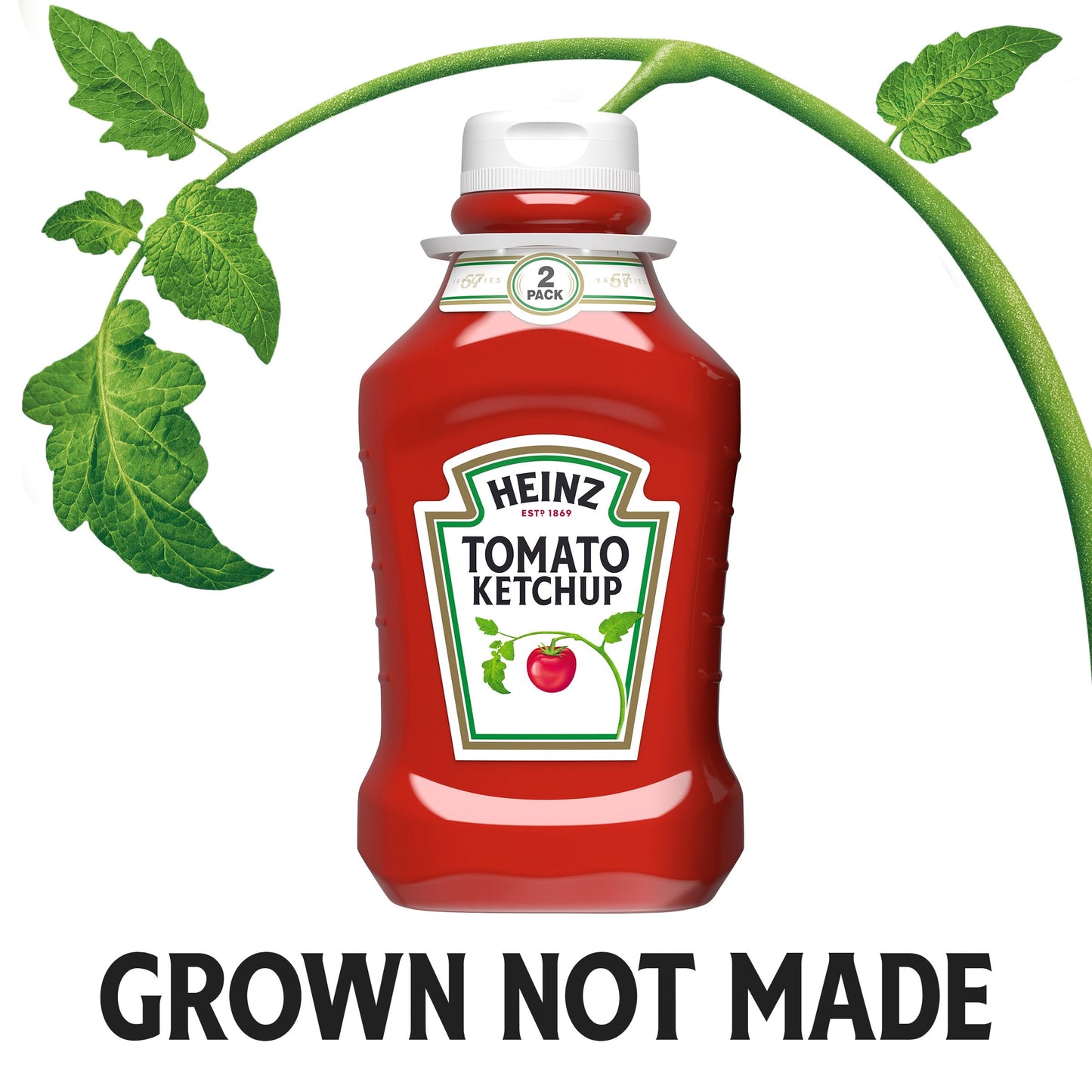 HEINZ Ketchup für den Kühlschrank – 2er-Pack, 2,5 Liter/84,56 Flüssigunzen {Importiert aus Kanada}