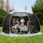 Alvantor Pop Up Screen House Tent, Instant Outdoor Gazebo with Mosquito Netting & UPF 50+ Sun Protection, Portable Canopy Shelter for Patio, Backyard, Camping (2-10 Person)