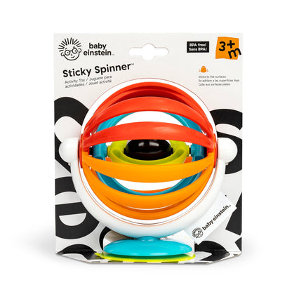 Baby Einstein Sticky Spinner BPA-freies Hochstuhl-Aktivitätsspielzeug, 3 Monate+
