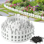 2-Inch x 66 FT Landscape Edging Border with 100 Spikes, No Dig Garden Border Edging Kit, Plastic Edging Border Flexible for Garden Flower Beds Lawn Yard Paver Pathway (Black)