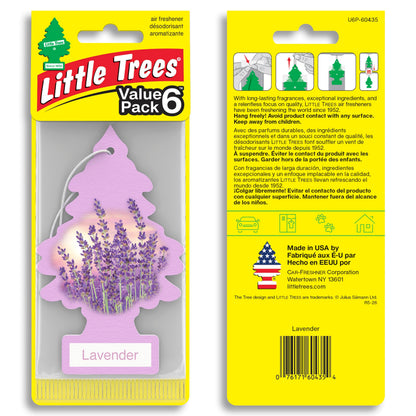 LITTLE TREES Car Air Freshener | Hanging Tree Provides Long Lasting Scent for Auto and Home | Black Ice, 24 Air Fresheners