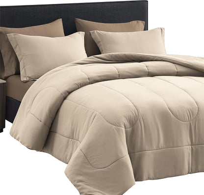 Maple&Stone Double Bed Comforter Set - 7 Pieces of Cozy