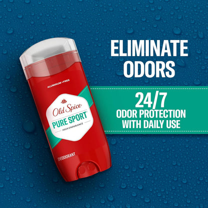 Old Spice High Endurance Deodorant für Herren, Aluminiumfrei, Pure Sport Duft, 107 g