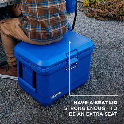 Coleman Pro Heavy-Duty 25qt Ultra-Light Premium Hard Cooler, Extra-Thick Insulation Keeps Ice up to 3 Days, 36-Can Capacity