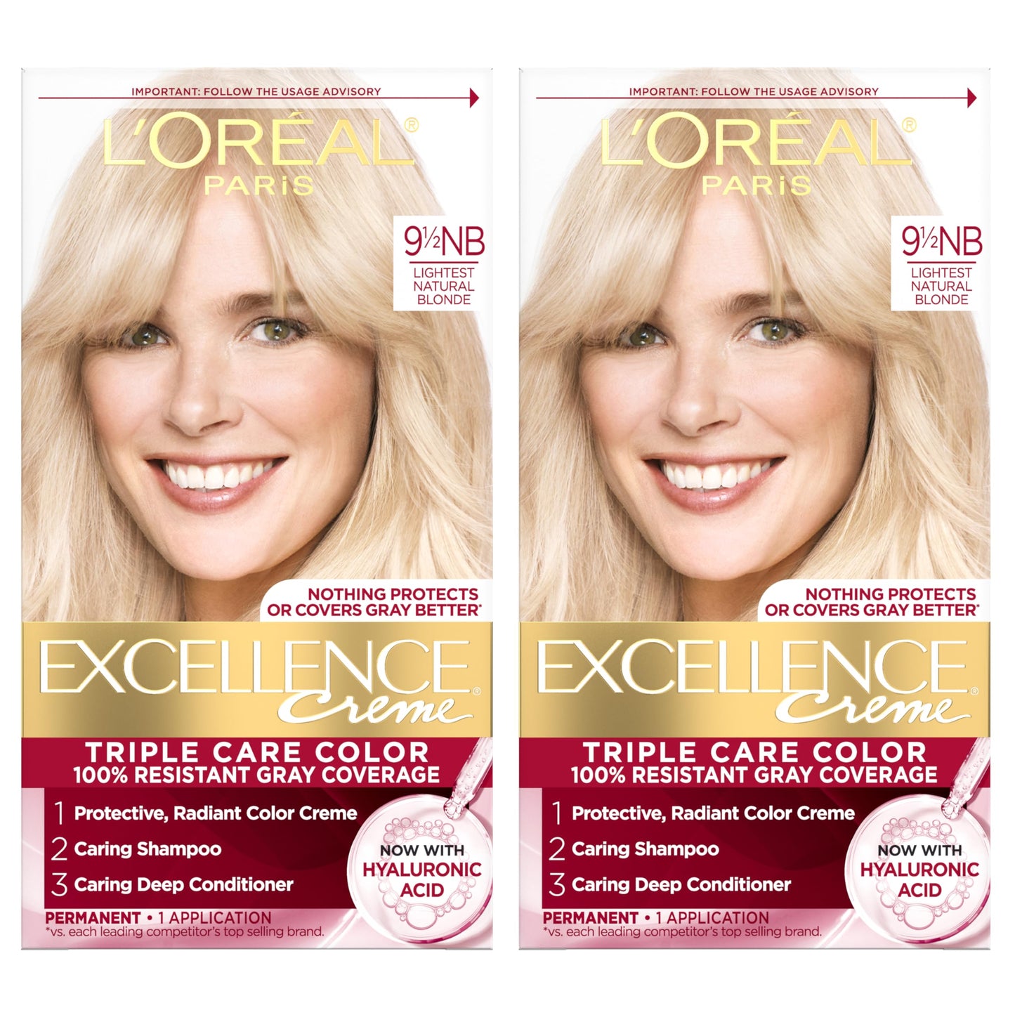 1 Count (Pack of 2)9.5NB Lightest Natural Blonde