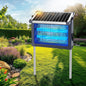 Solar Bug Zapper Outdoor, Waterproof Mosquito Zapper Outdoor Solar Powered, 4500V Electric Bug Zapper Indoor w/Smart Light Sensor, Mosquito Trap Fly Zapper for Patio Kitchen Garage Yard Camping
