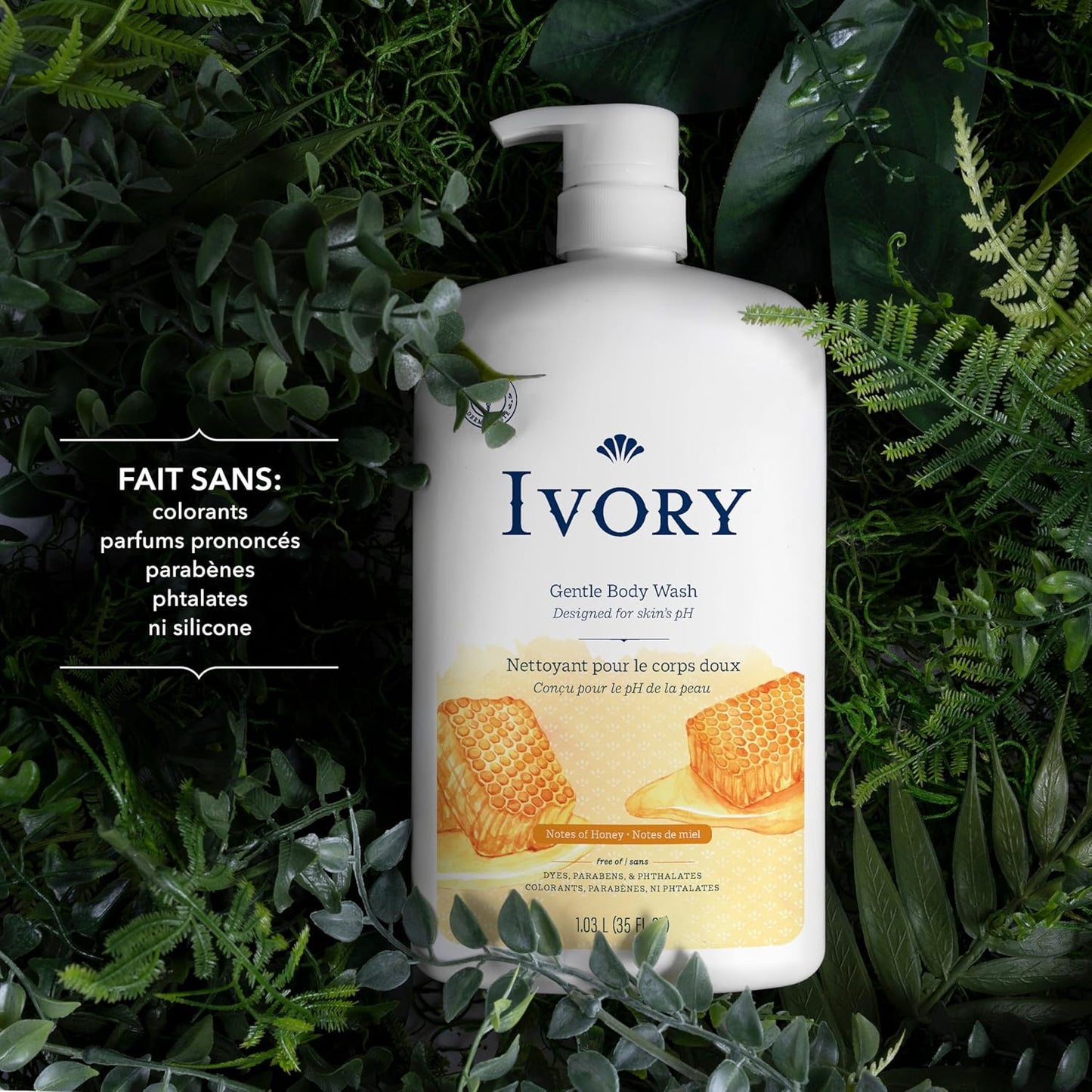 Ivory Milde & Sanfte Körperwäsche, Kokoswasserduft, 1,03 L