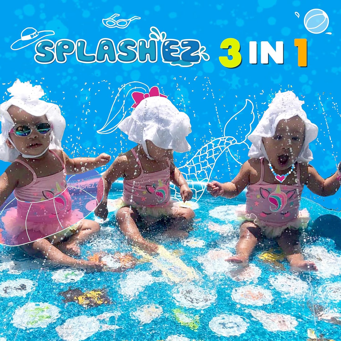 SplashEZ 3-in-1 Splash Pad: A Fun Learning Experience for Toddlers